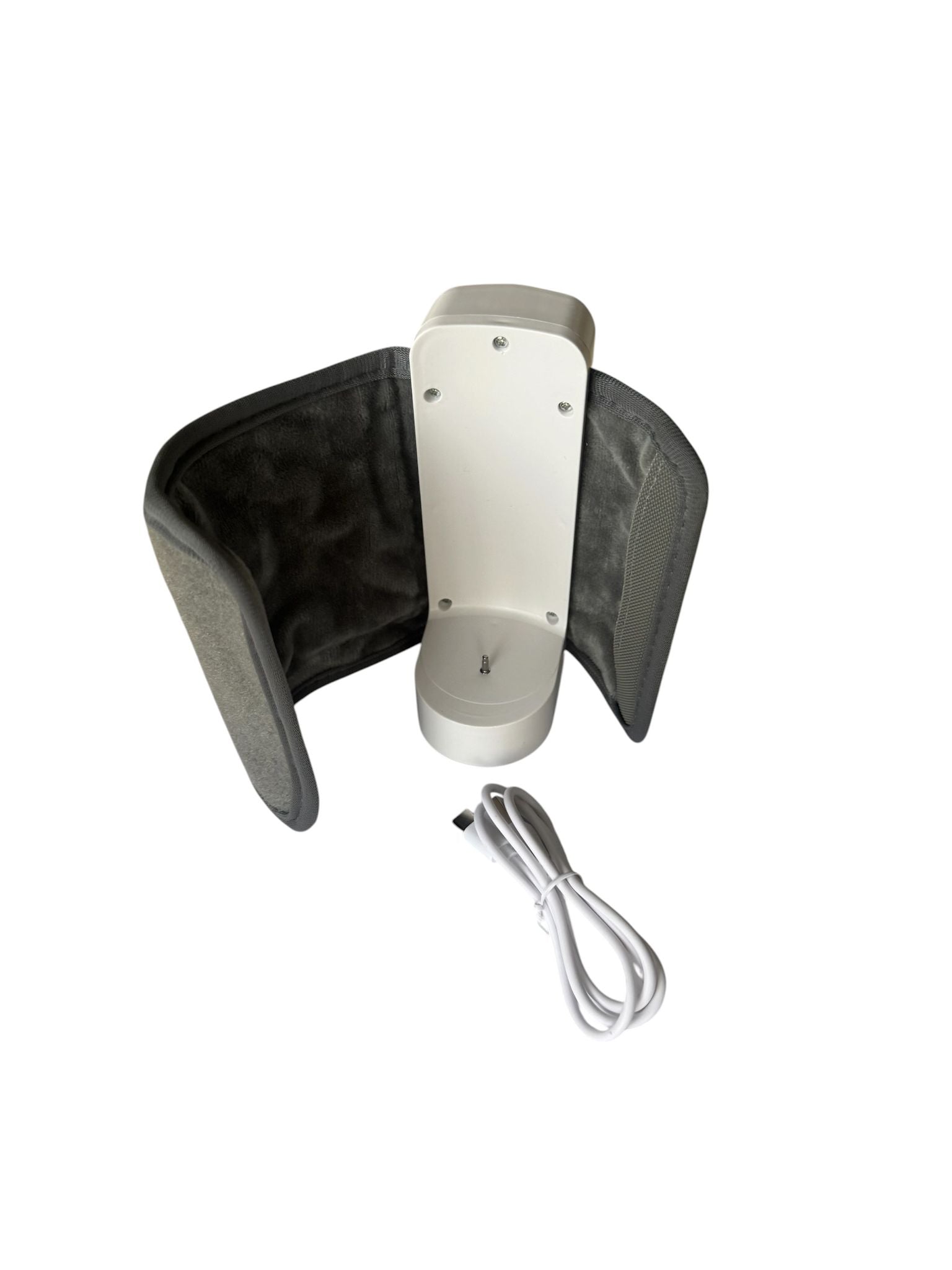 ncălzitor Portabil pentru Biberoane cu Baterie Reîncărcabilă, Display LED, Reglaj Temperatură 37-55°C, USB, Alb